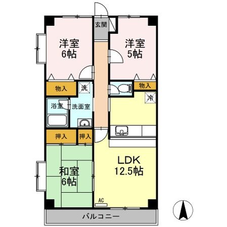 グランシャリオの物件間取画像